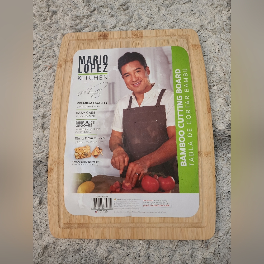 Mario Lopez Kitchen Bamboo Cutting Board